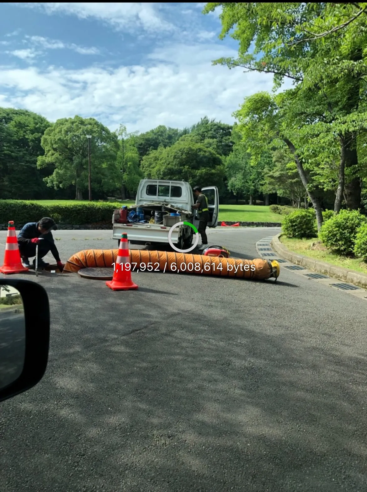 滋賀県大津市苗鹿にてマンホールの点検作業に伴う交通誘導スタッフを募集しております！