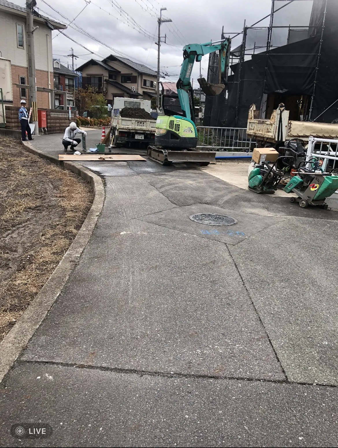 滋賀県守山市吉身町2丁目にて水道工事作業に伴う交通誘導を一緒にやっていただける仲間を探しています