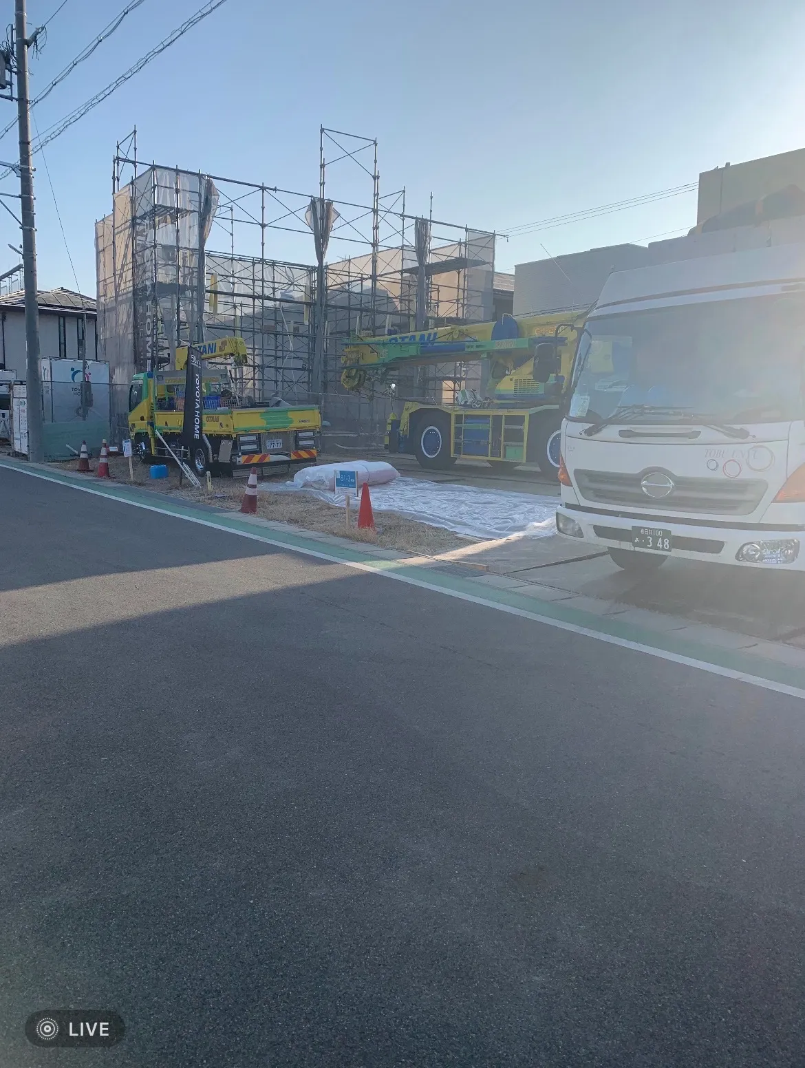 滋賀県草津市南草津プリムタウン4丁目の住宅建築予定地にて住宅ユニット搬入据え付け作業に伴う交通誘導スタッフを募集しています