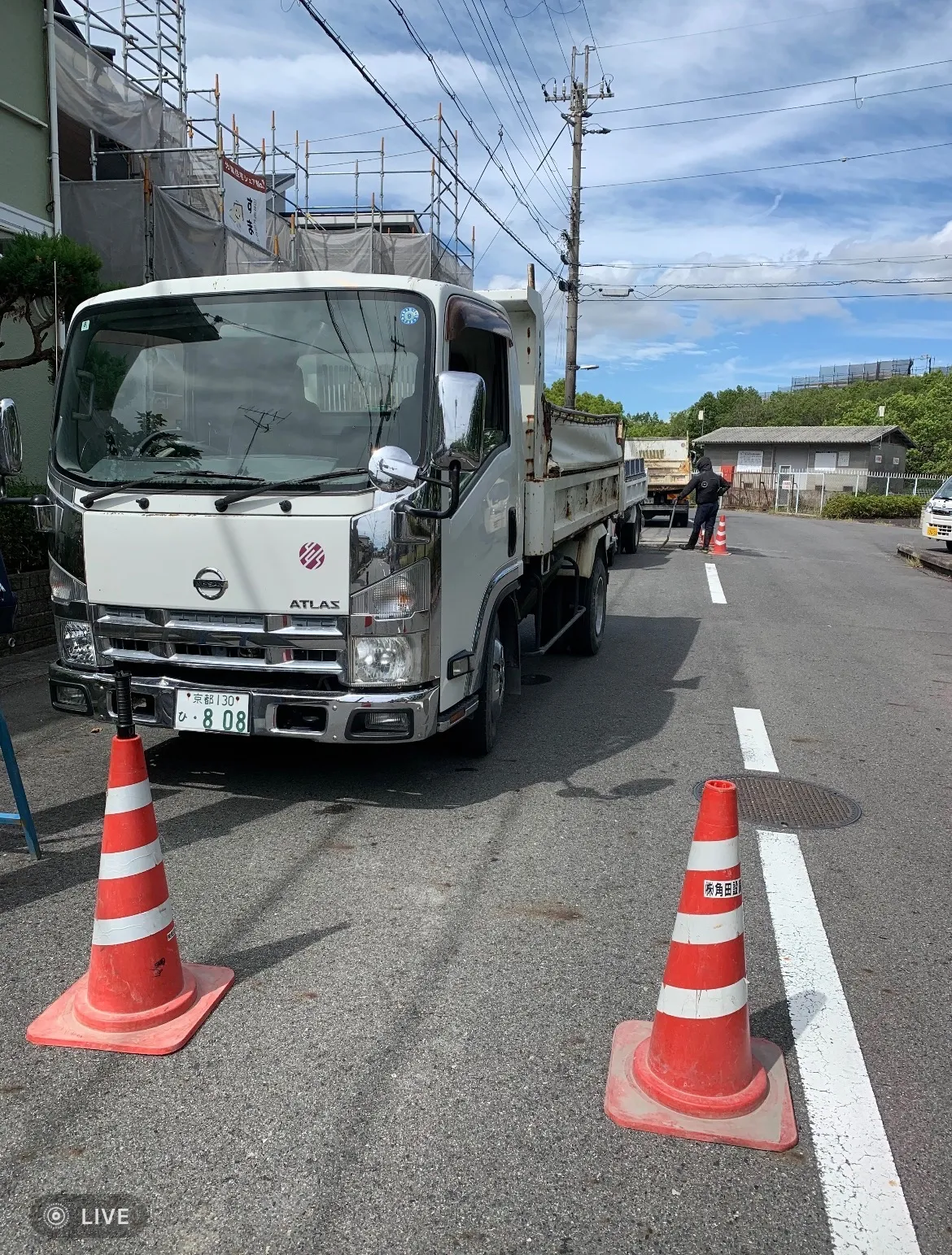 滋賀県野洲市近江富士1丁目にて水道工事に伴う交通誘導スタッフを募集しています